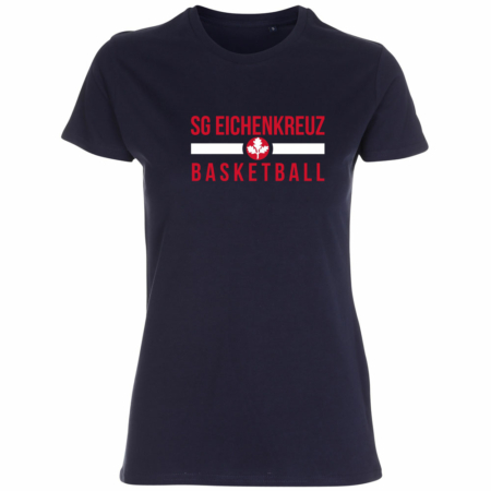 Eichenkreuz City Basketball Lady Fitted Shirt schwarz